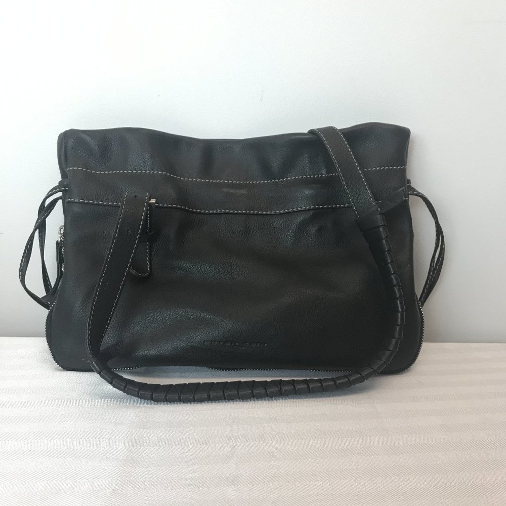 Peter Kent Medium Black Leather Handbag